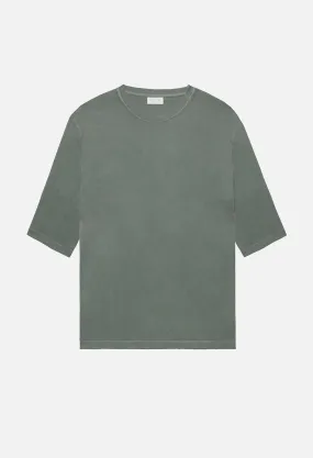 Oversized 3/4 Sleeve Tee / Olive