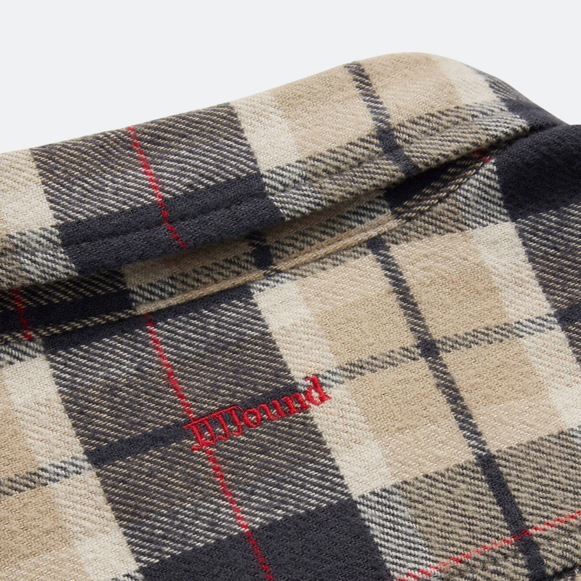 Plaid Shirt x JJJJound - White/Grey Check