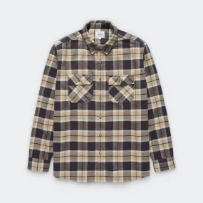 Plaid Shirt x JJJJound - White/Grey Check