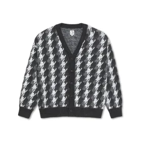 Polar Skate Co. Louis Cardigan Houndstooth (Grey)