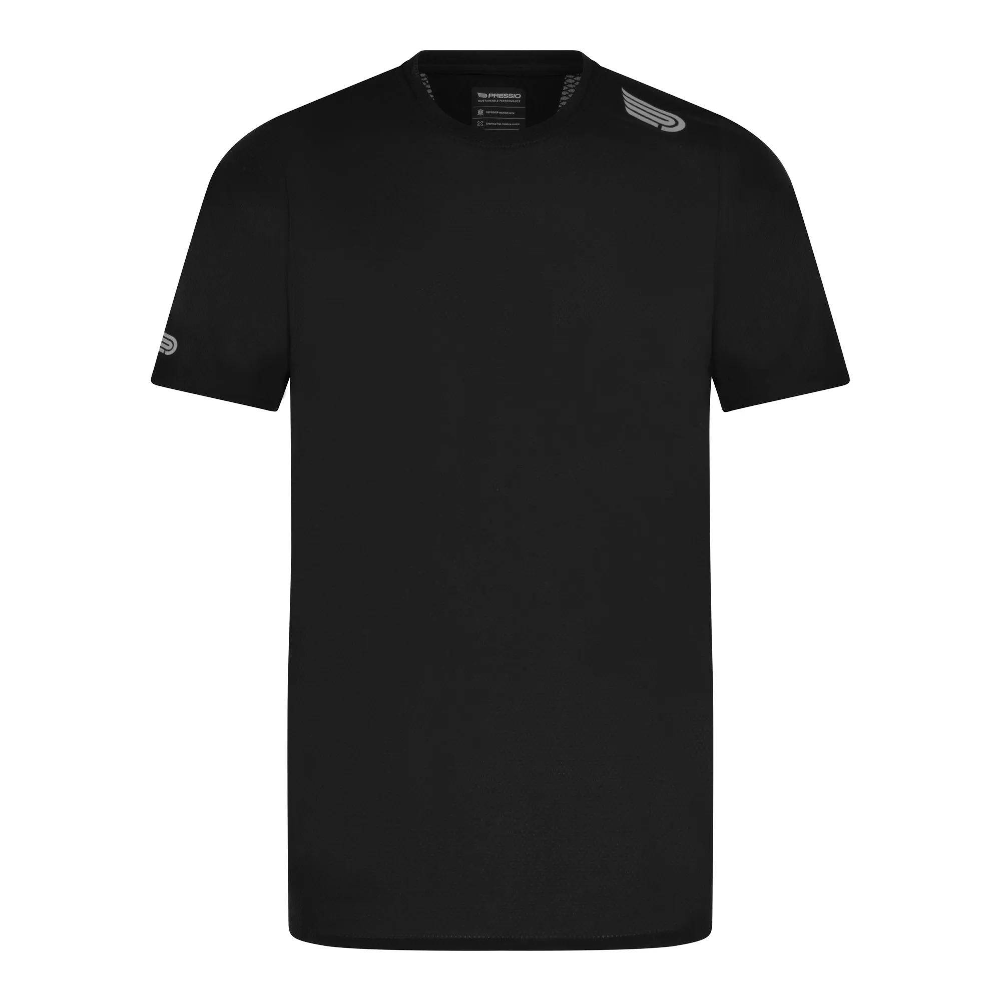 Pressio Men's Elite S/S Top AW23 BLK/SLV