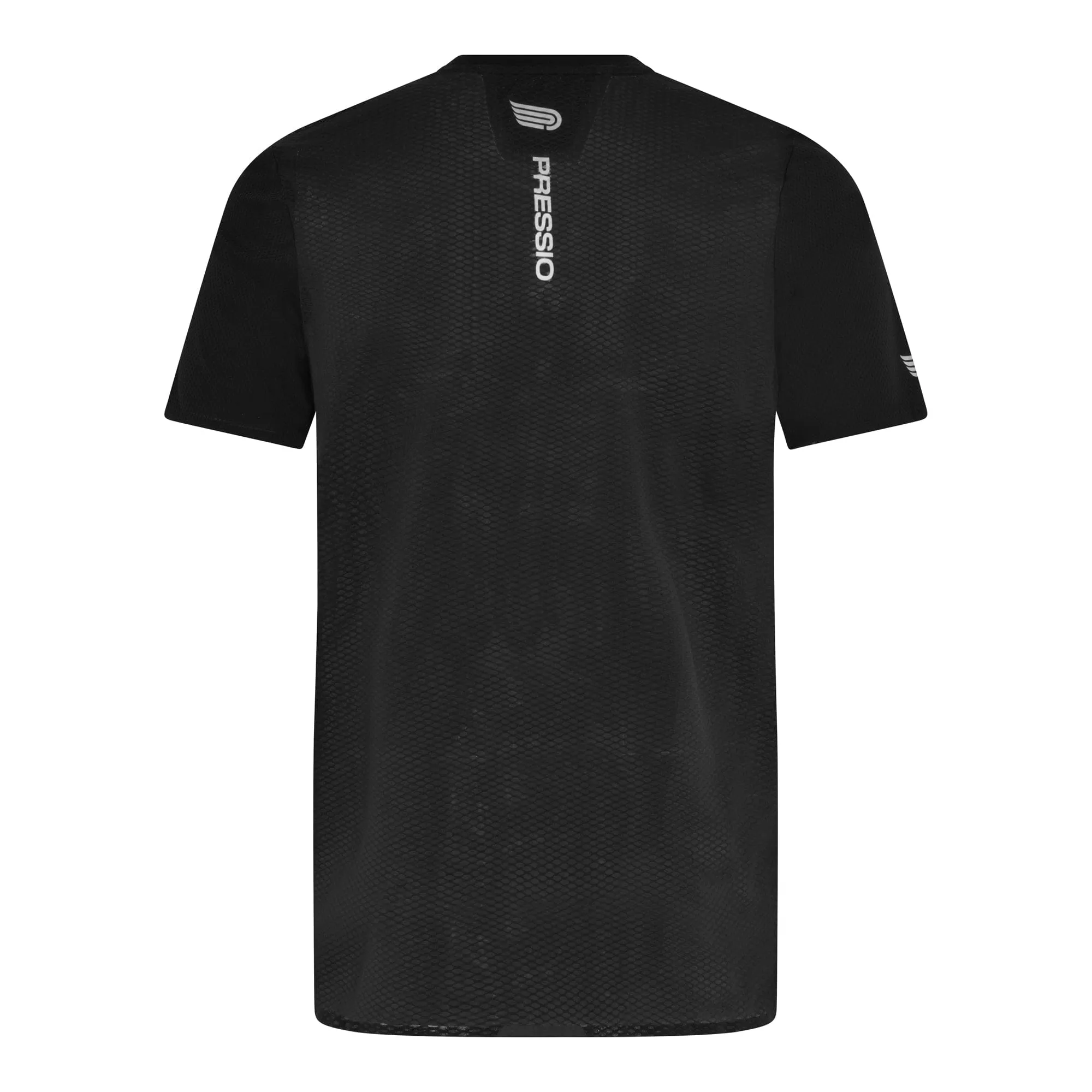 Pressio Men's Elite S/S Top AW23 BLK/SLV