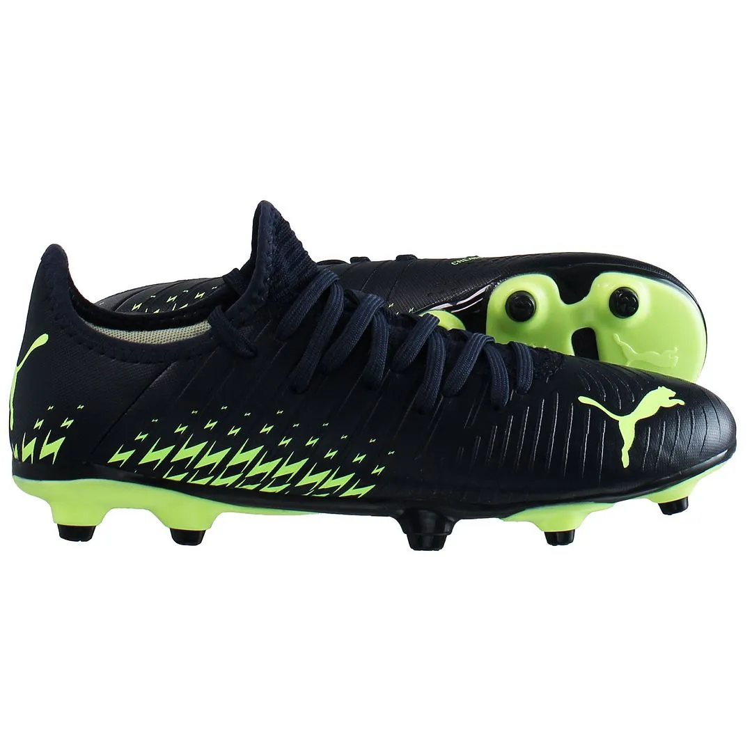 Puma Future 4.4 FG/AG Black Kids Football Boots