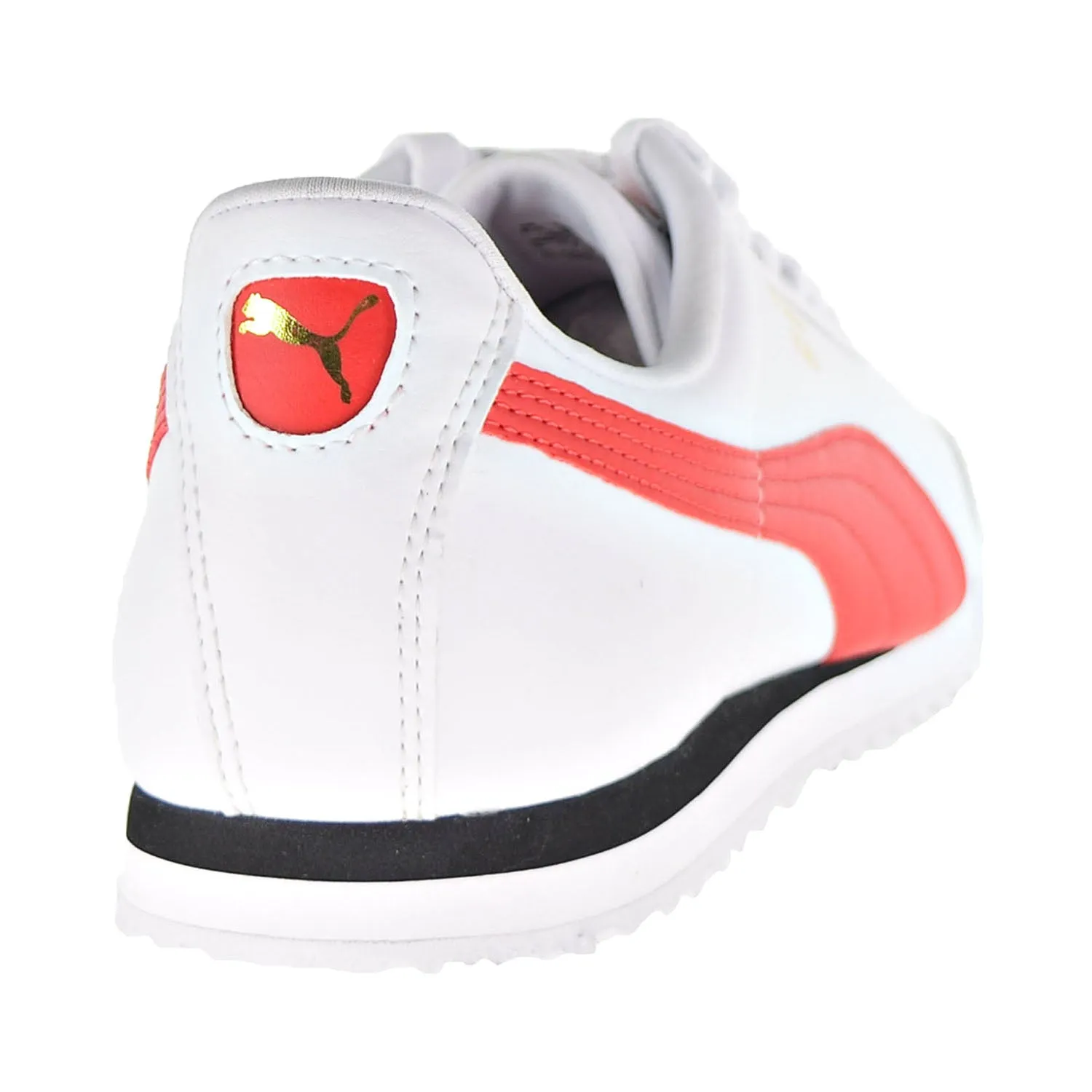 Puma Roma Basic  Men's Shoes Puma White-High Risk Red