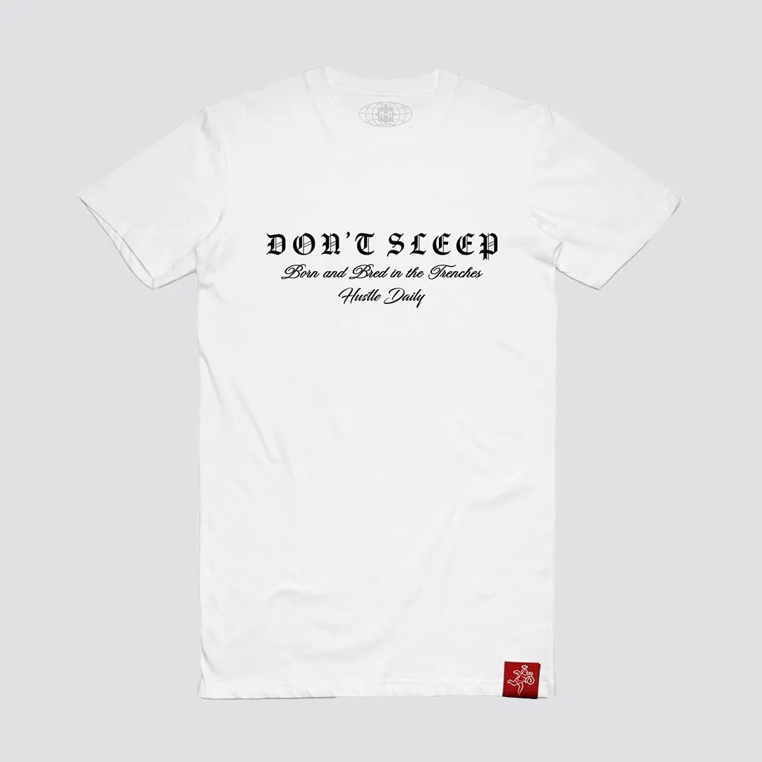 RED LABEL - DON'T SLEEP BEN WHITE TEE