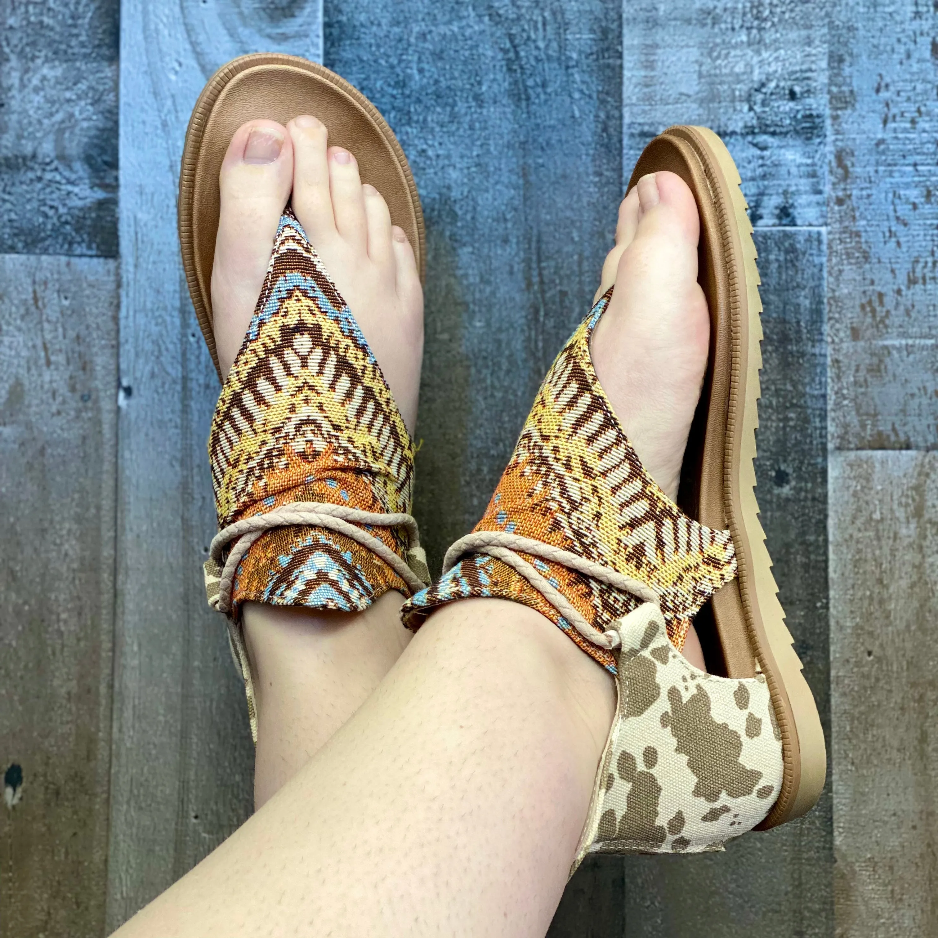 Rockin' Sandal in Cow