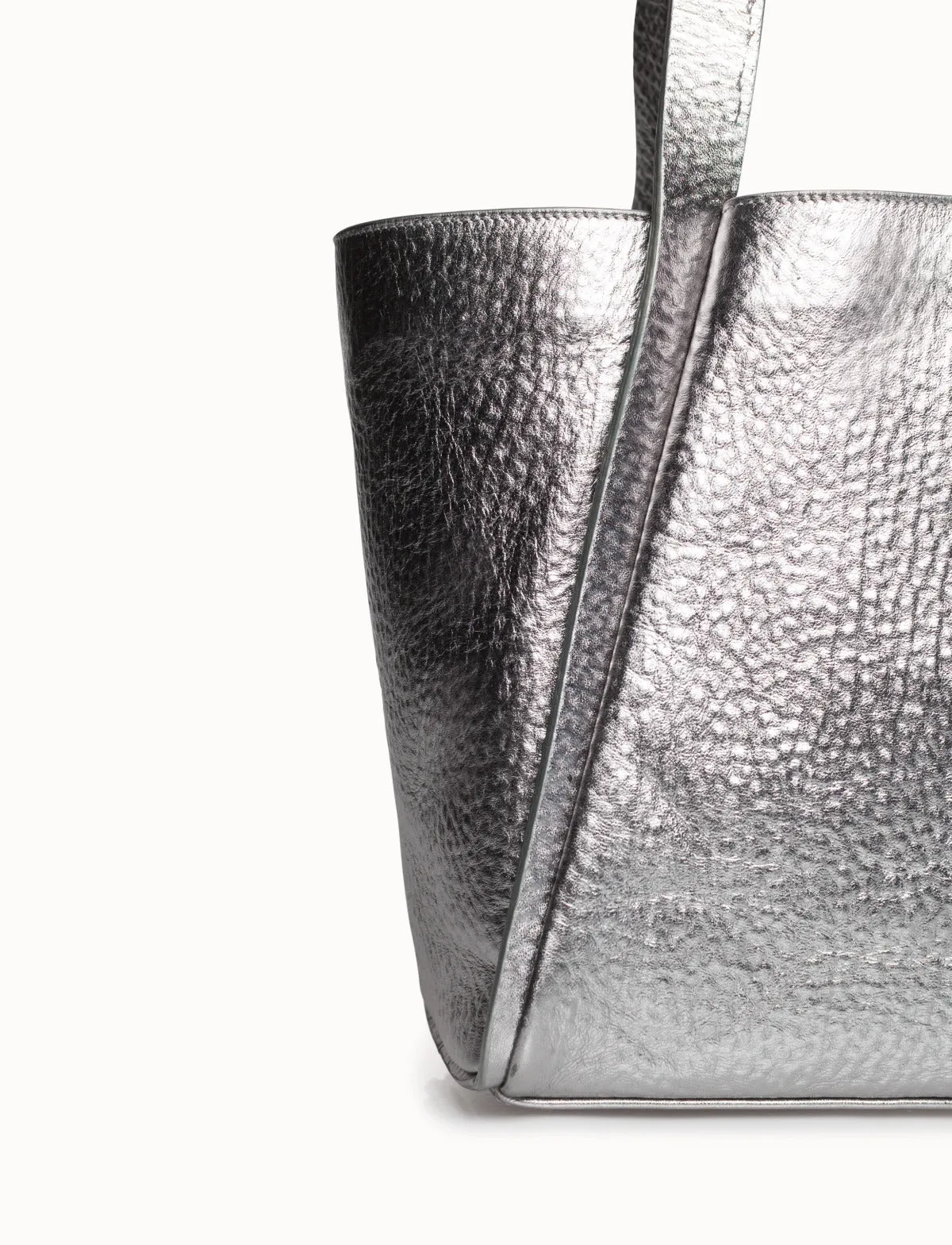 Small Alex Handbag In Hammered Leather