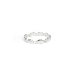 Sterling Silver Wave Stacking Ring