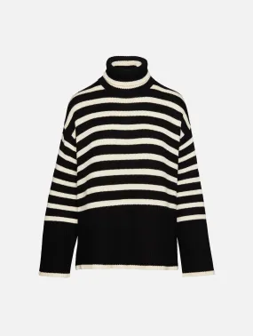 Striped Turtleneck