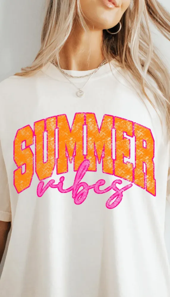 Summer Vibes Long Sleeve Crewneck/T-Shirt