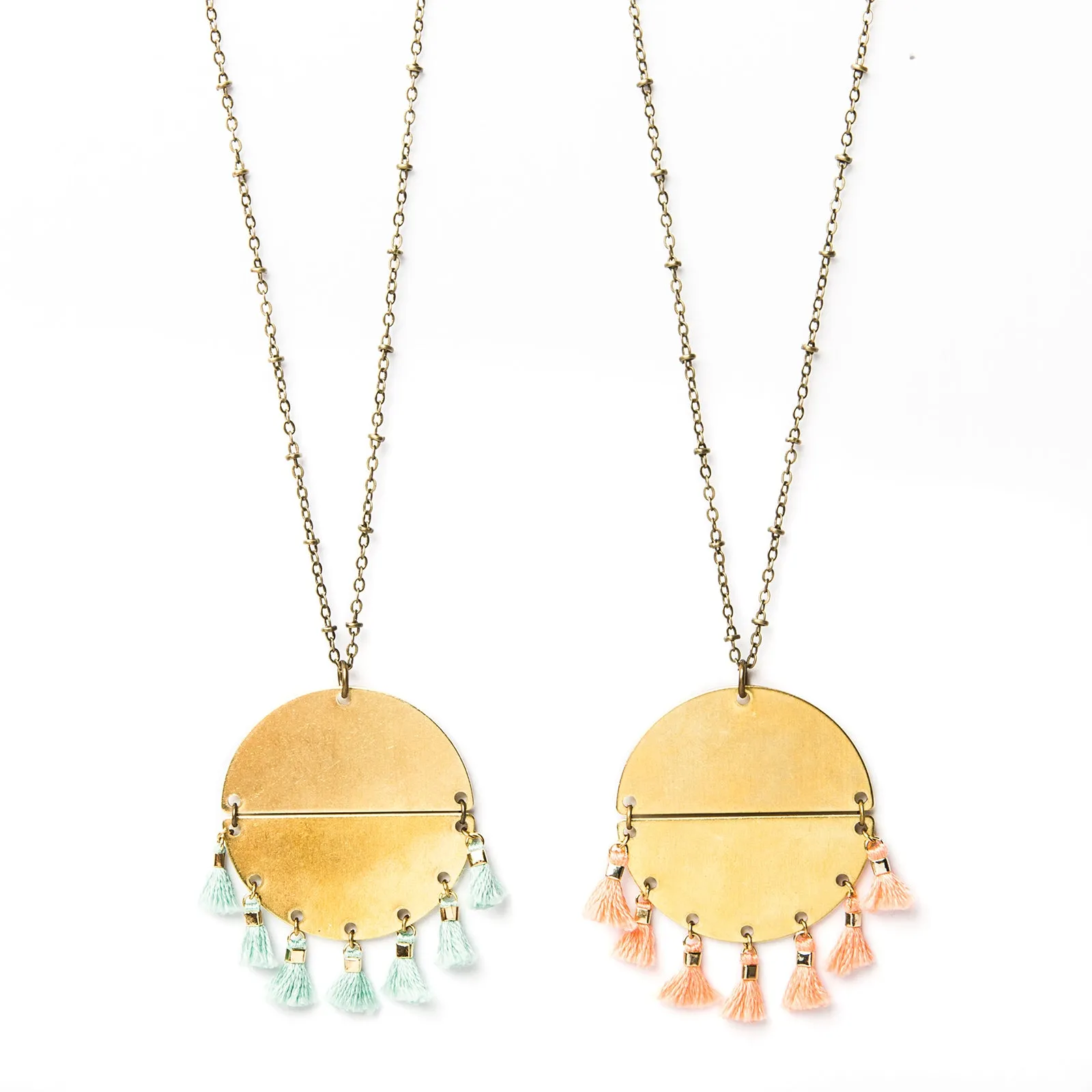 “Sun Down” Multi-Tassel Necklace