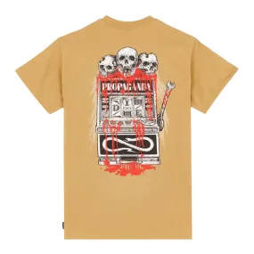 T-shirt Uomo Propaganda Logo Cammello