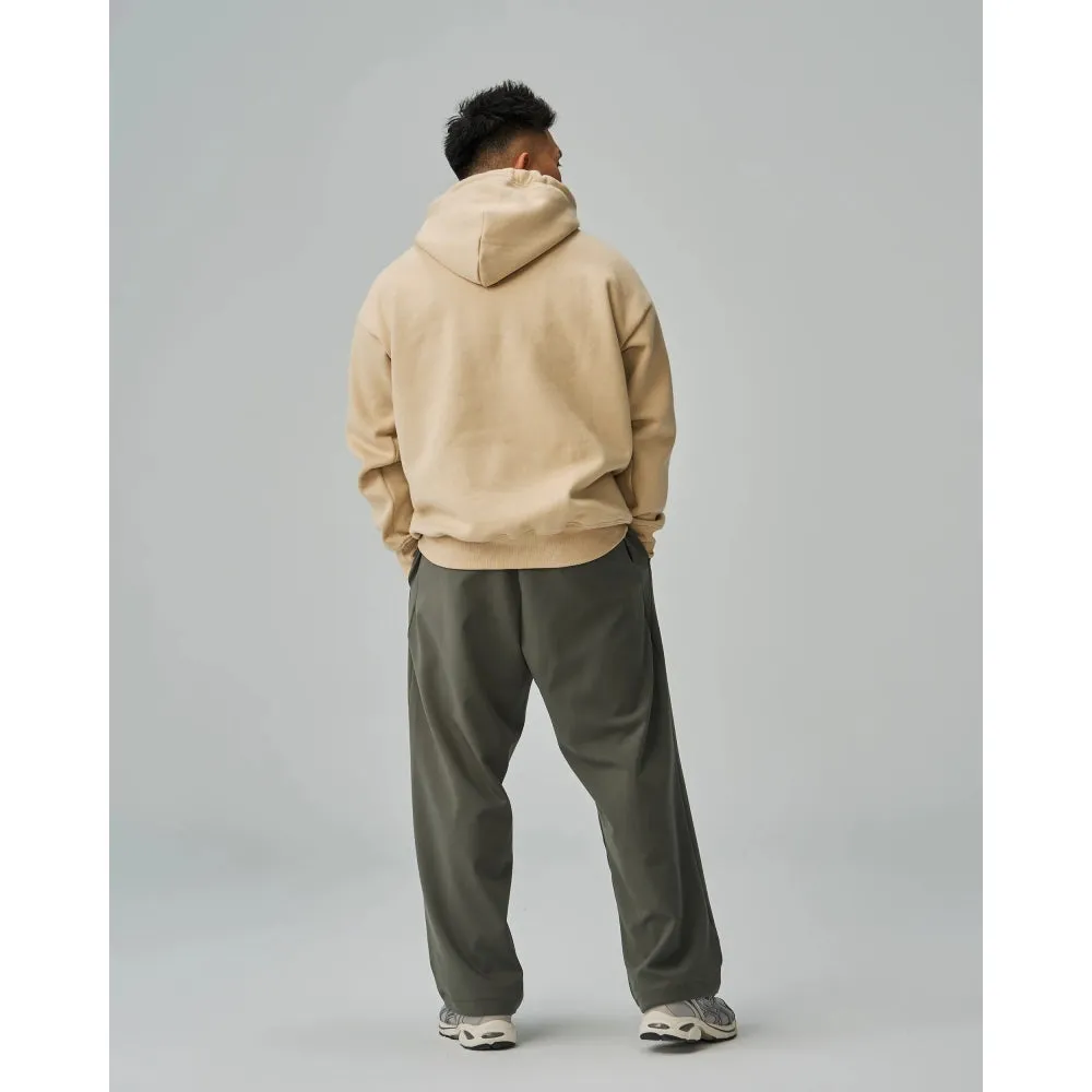 TEAMJOINED JOINED OVERSIZED HOODIE-KHAKI