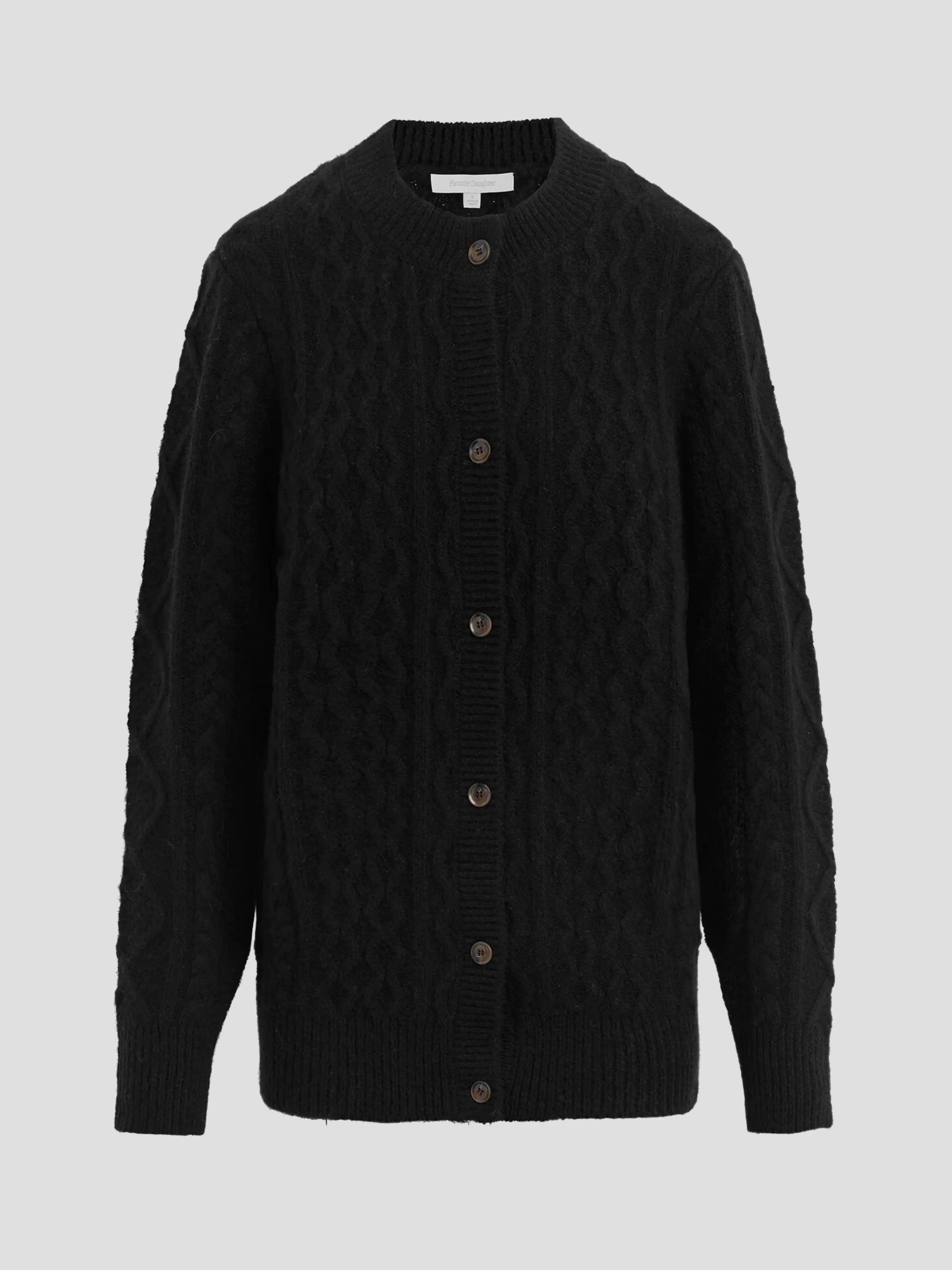 The Oversized Cardigan in Black