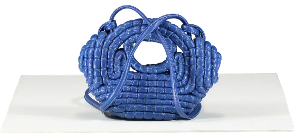 Tory Burch Blue Mini Luna Aqua One Size