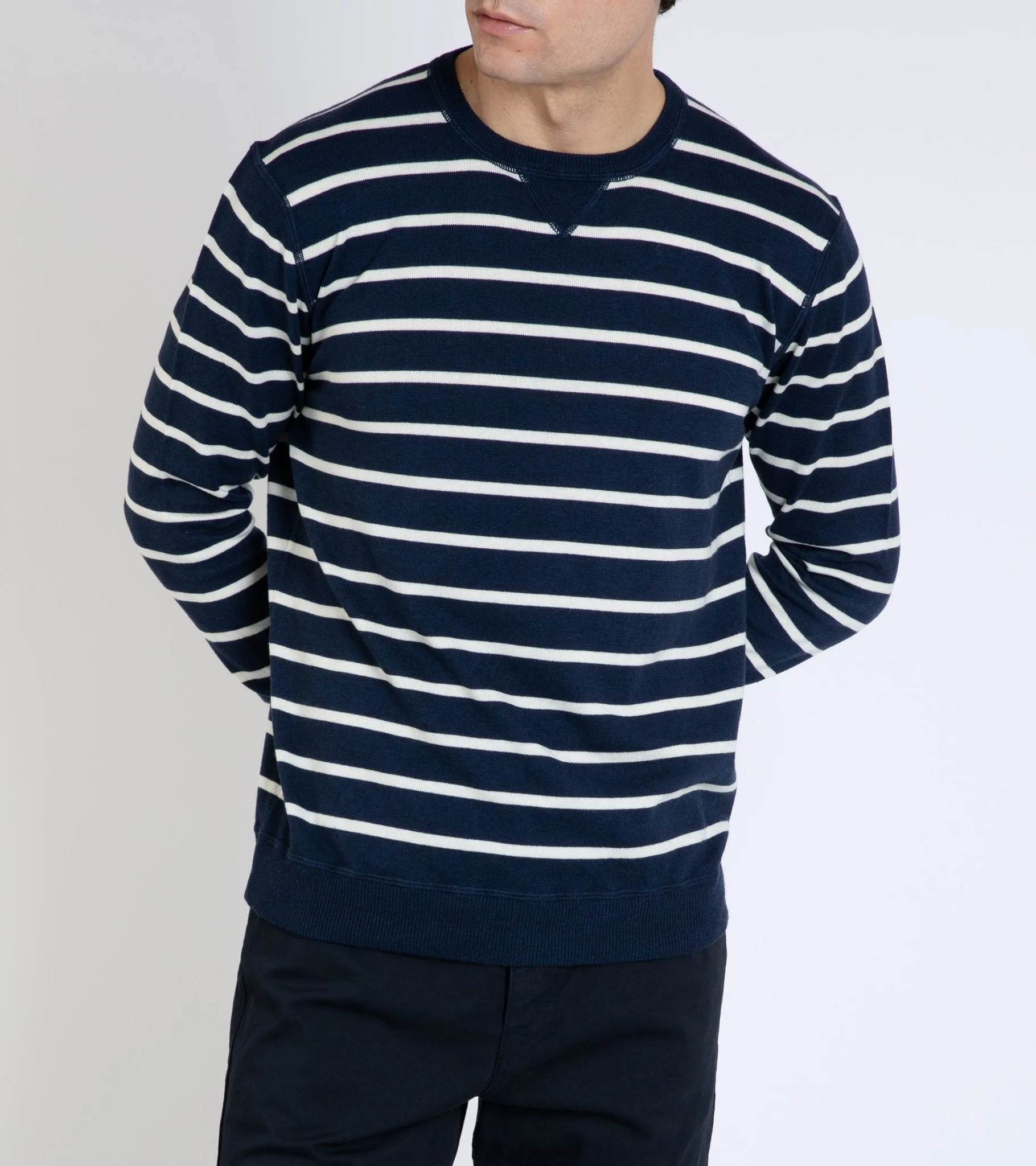 Trunk Marsham Cotton Cashmere Sweatshirt: Navy