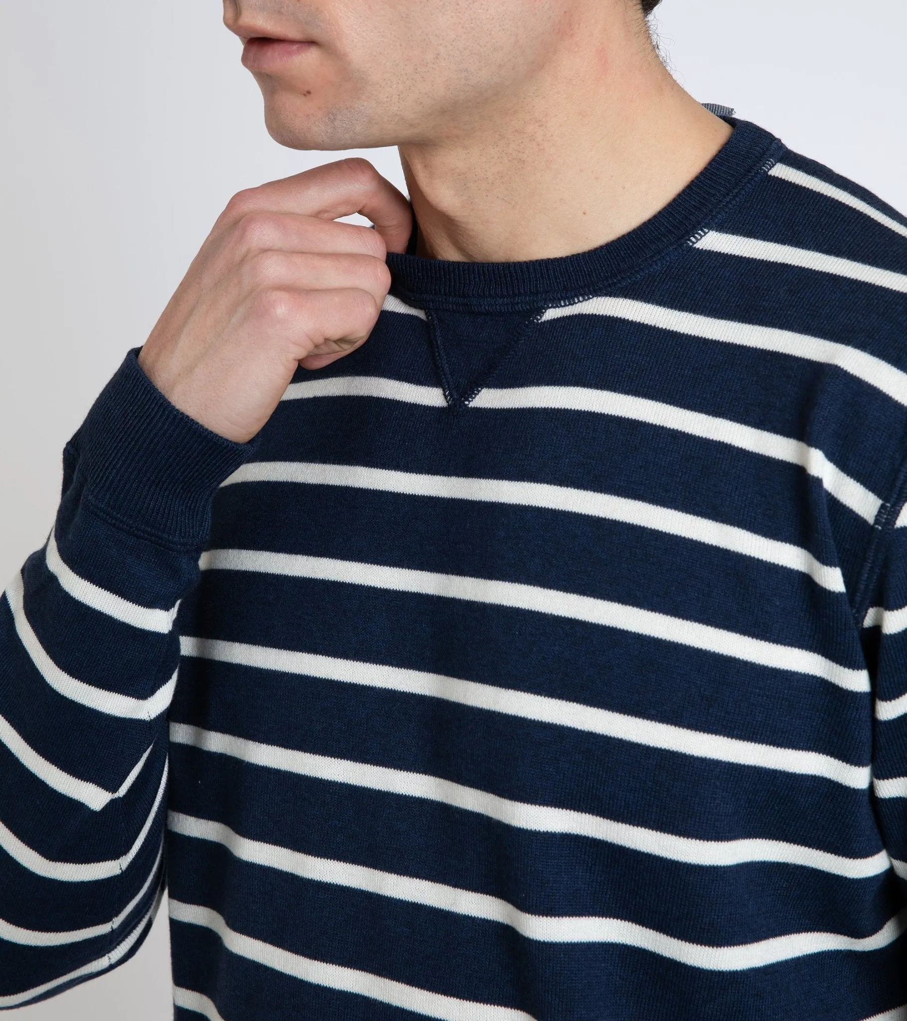 Trunk Marsham Cotton Cashmere Sweatshirt: Navy