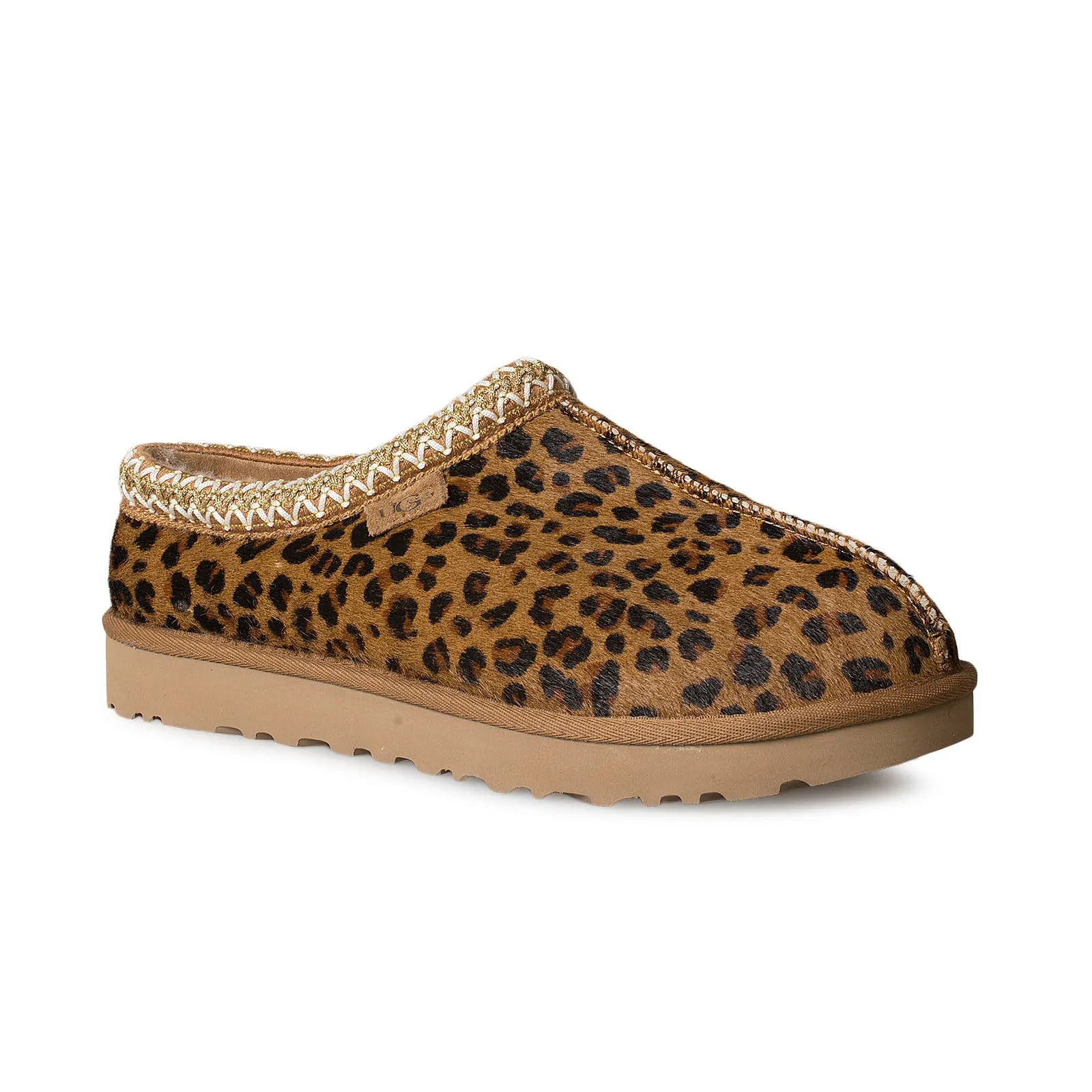 UGG Tasman Leopard Natural Slippers - Women's