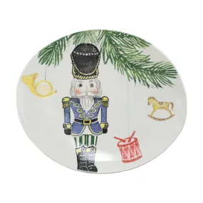 VIETRI Nutcracker Medium Oval Platter