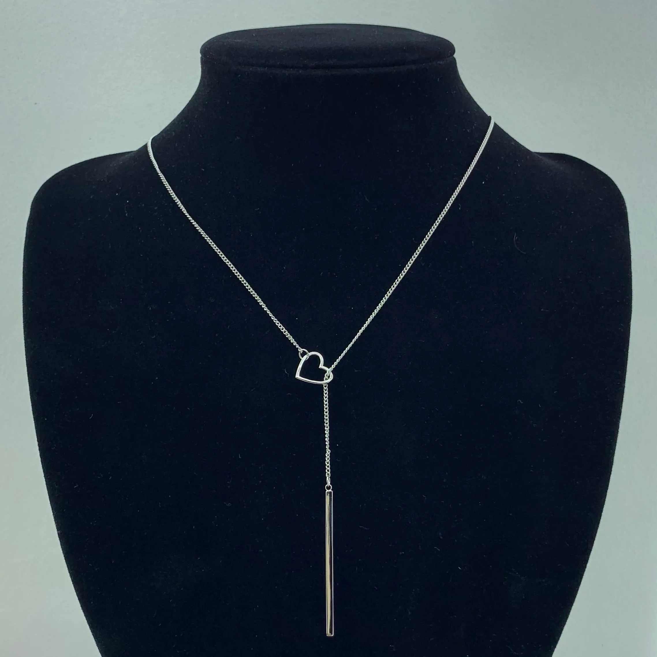 Women's Fashion Heart Long Necklace