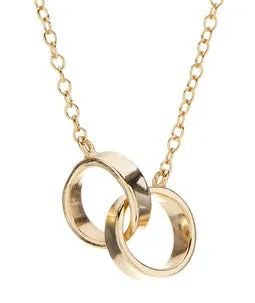 Women's Interlocked Circle Necklace