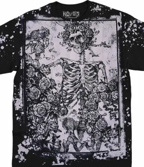 Woodcut Havok Tee Black