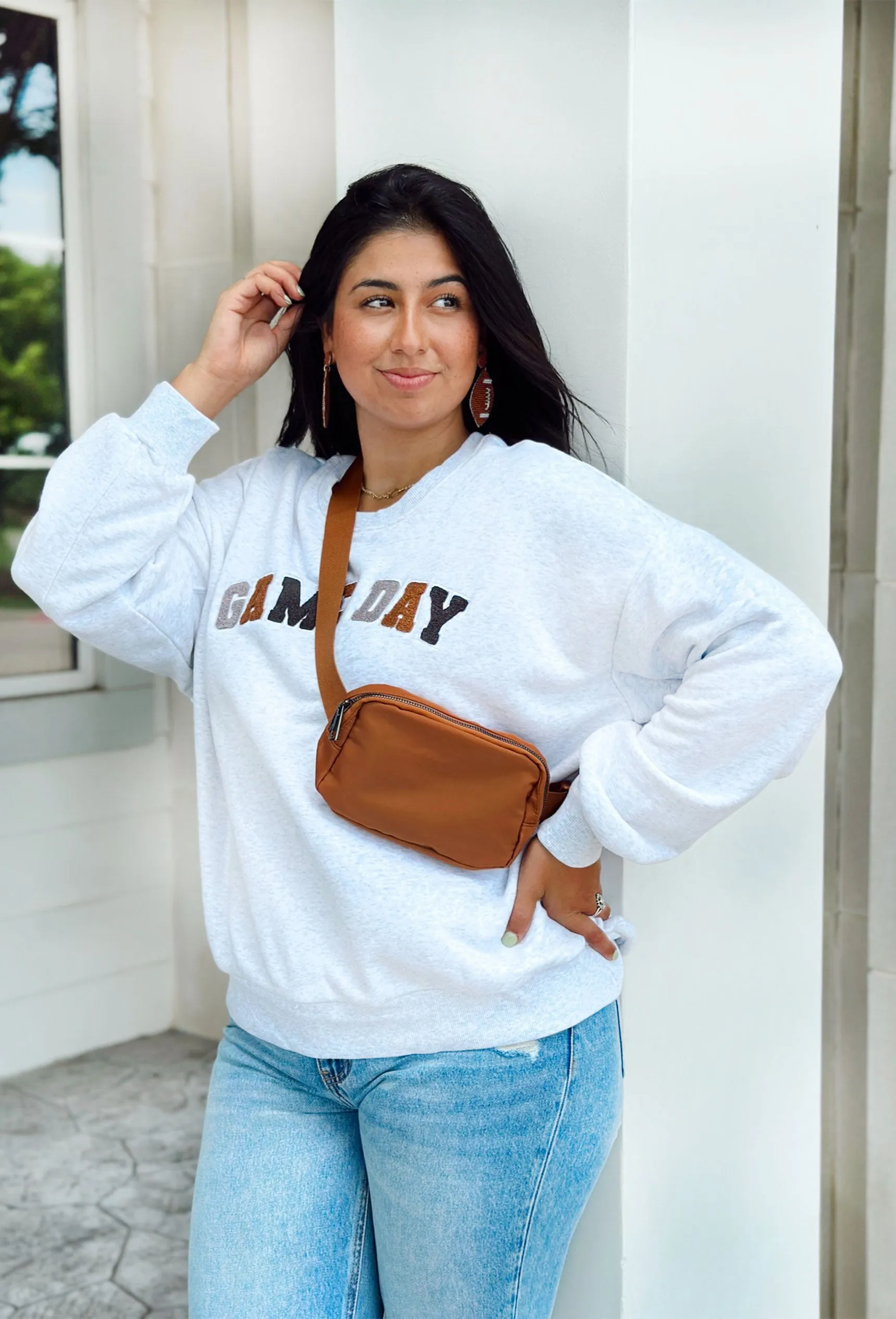 Z SUPPLY Oversized Game Day Sweatshirt