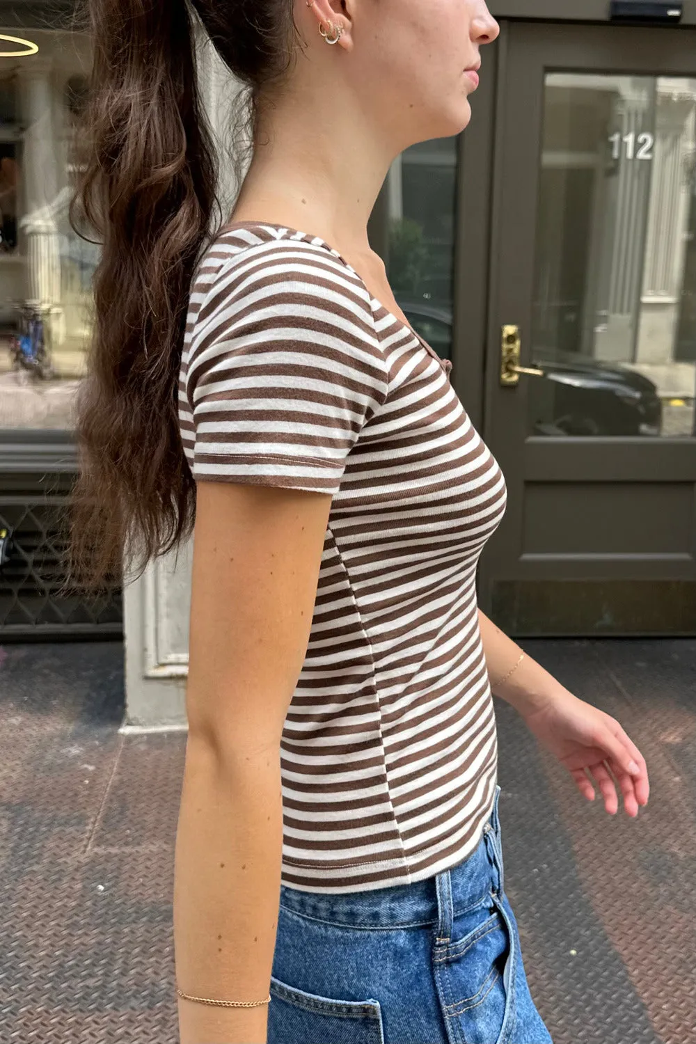 Zelly Long Stripe Top