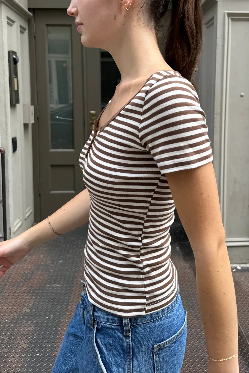 Zelly Long Stripe Top